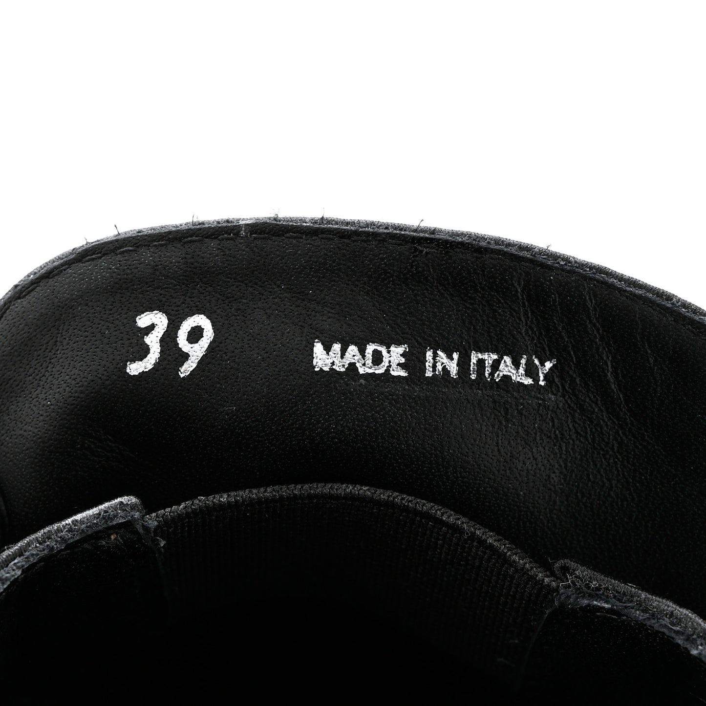 Satin Crystal Metal Triangle Logo 50mm Loafers 39 Cristal