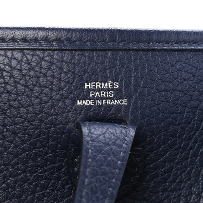Hermes Taurillon Clemence Evelyne TPM Bleu Nuit 6 of 10