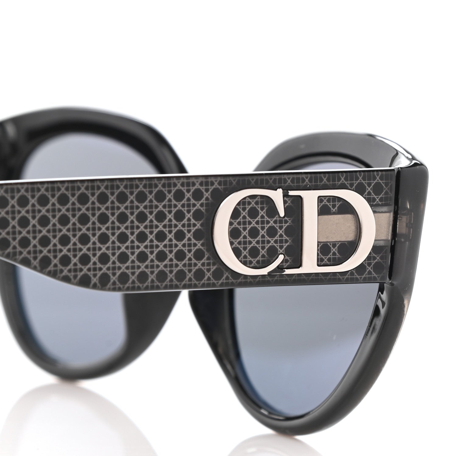 Christian Dior Acetate DDiorF Cat Eye Sunglasses Black 4 of 10