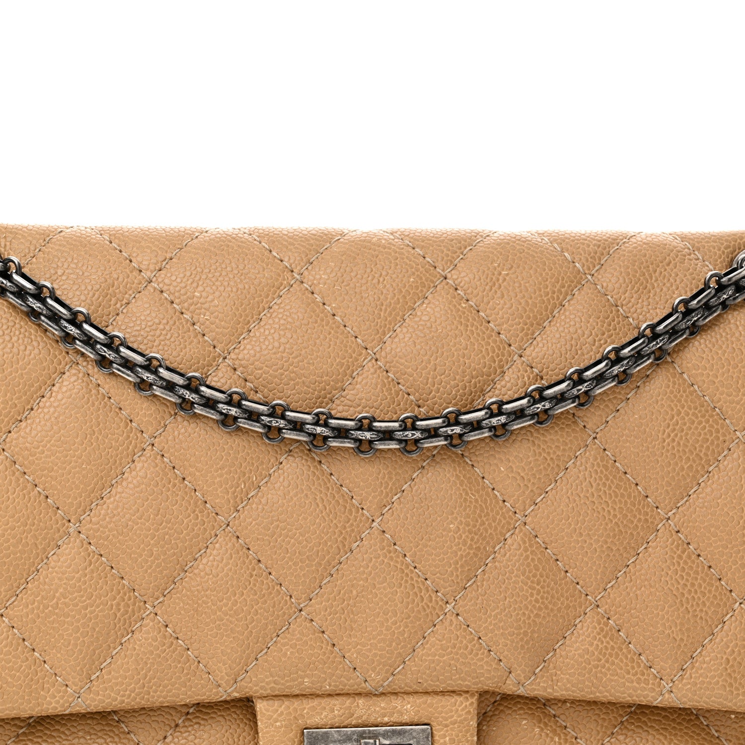 Chanel Caviar Quilted 2.55 Reissue 226 Flap Beige 8 of 16