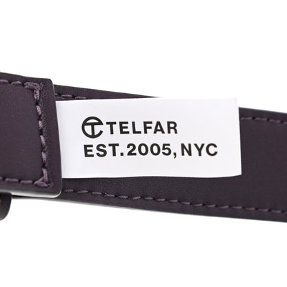 Telfar Vegan Leather Logo Belt M/L Eggplant 3 of 7