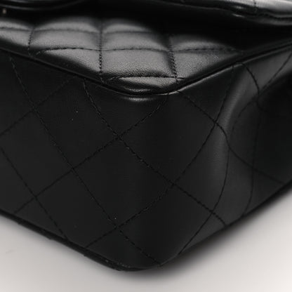 Chanel Lambskin Quilted Mini Rectangular Flap Black 10 of 11