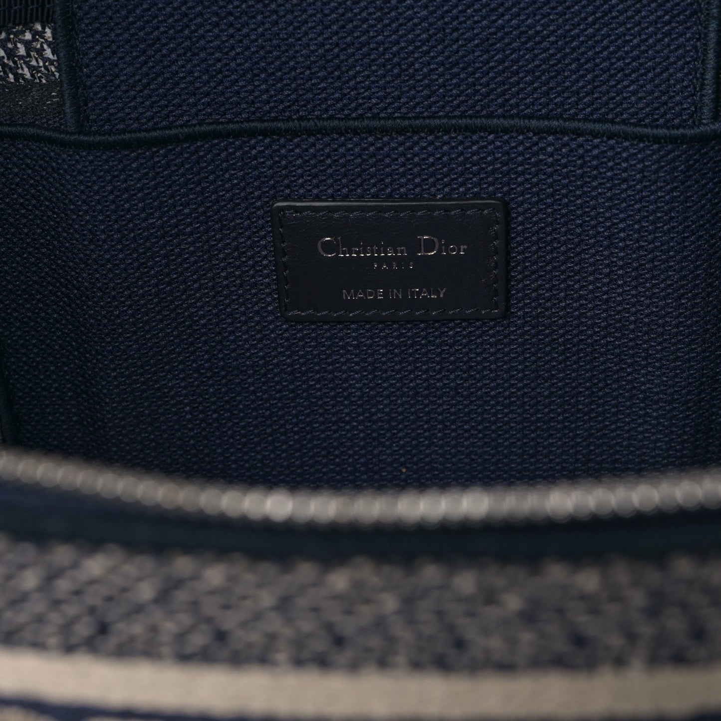 Oblique Diortravel Vanity Case Blue