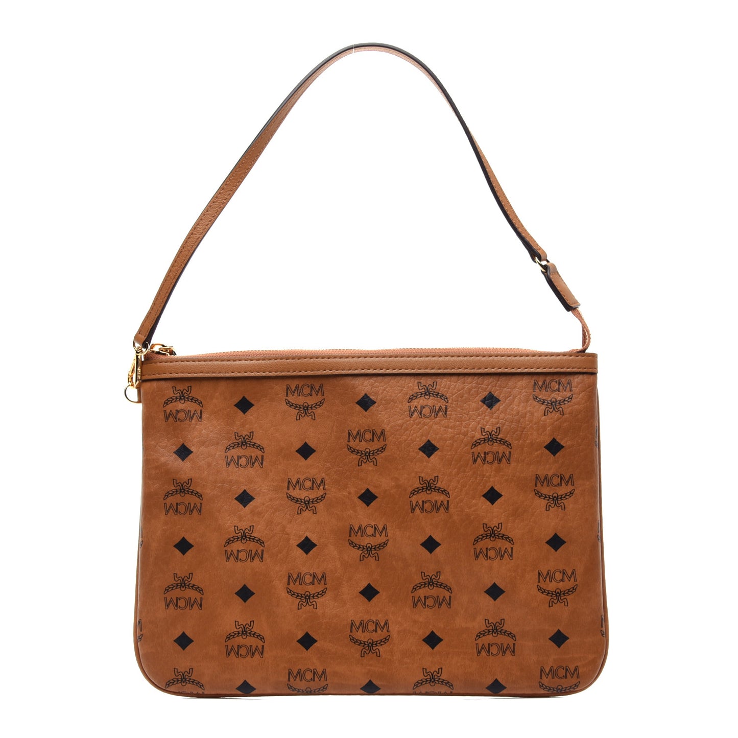 Visetos Liz Shopper Tote Pouch Cognac