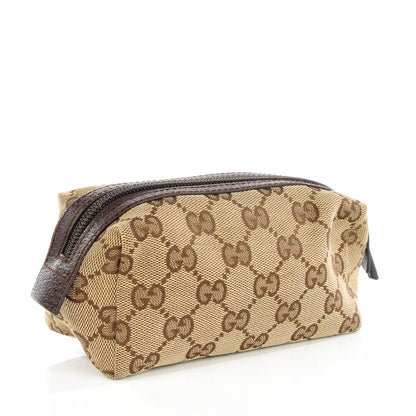 Gucci Monogram Small Balthus Cosmetic Case Beige Ebony Cocoa 3 of 7