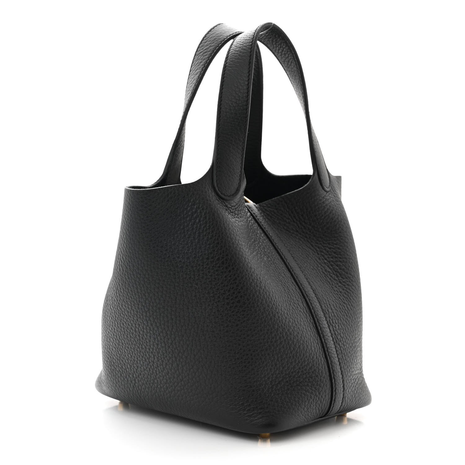 Hermes Taurillon Clemence Picotin Lock 18 PM Black 3 of 11
