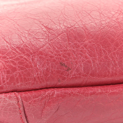 Balenciaga Agneau Classic Hardware Envelope Clutch Rose Thulian 11 of 11