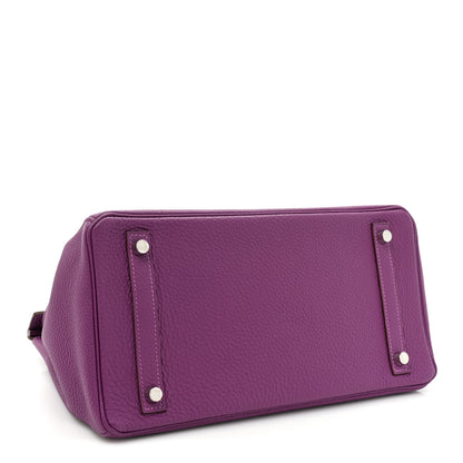 Hermes Togo BIRKIN 30 Anemone 4 of 11