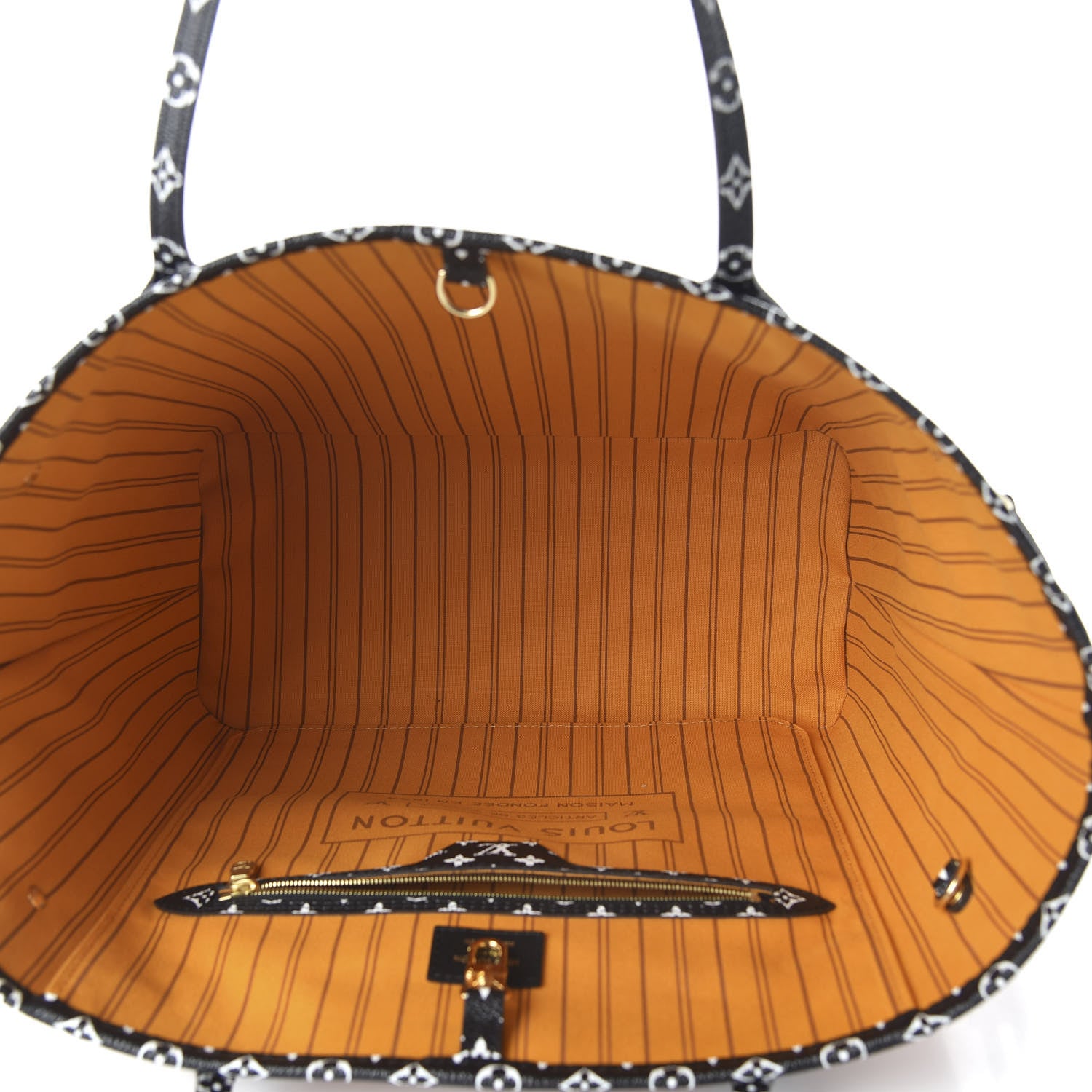 Louis Vuitton Monogram Giant Jungle Neverfull MM Black 5 of 10