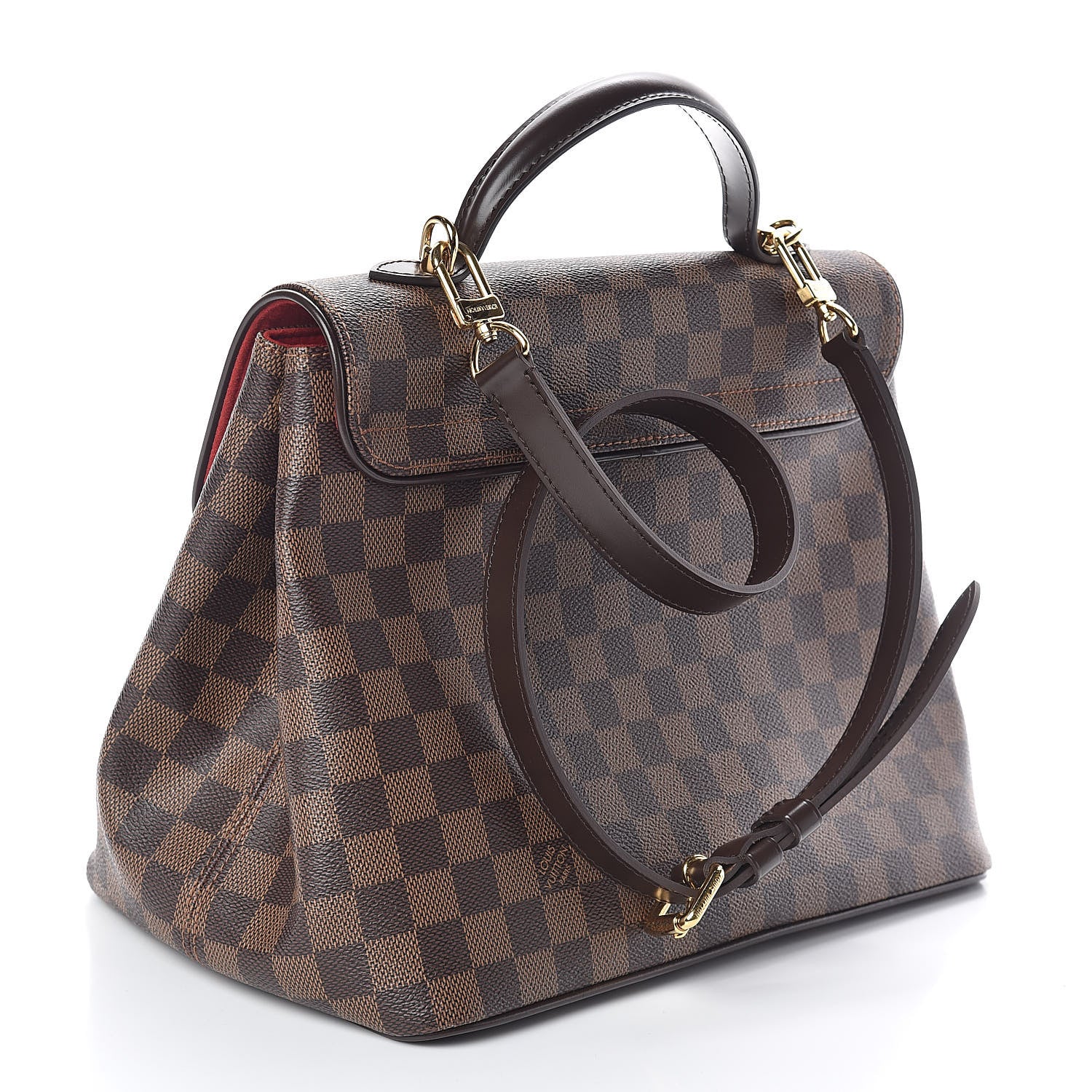 Louis Vuitton Damier Ebene Bergamo MM 3 of 9