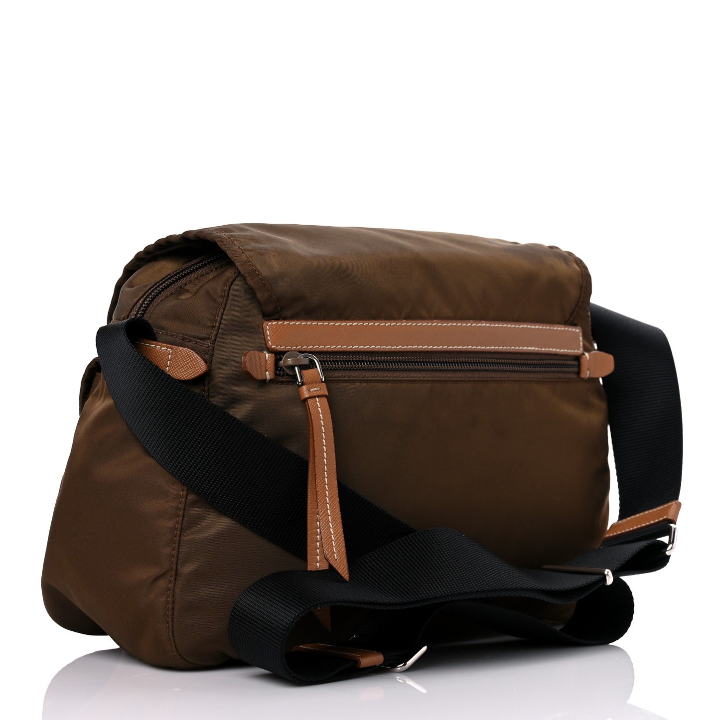 Tessuto Nylon Messenger Bag Bruciato