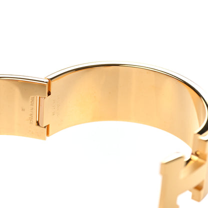 Hermes Enamel Wide Clic Clac H Bracelet PM Orange 5 of 5