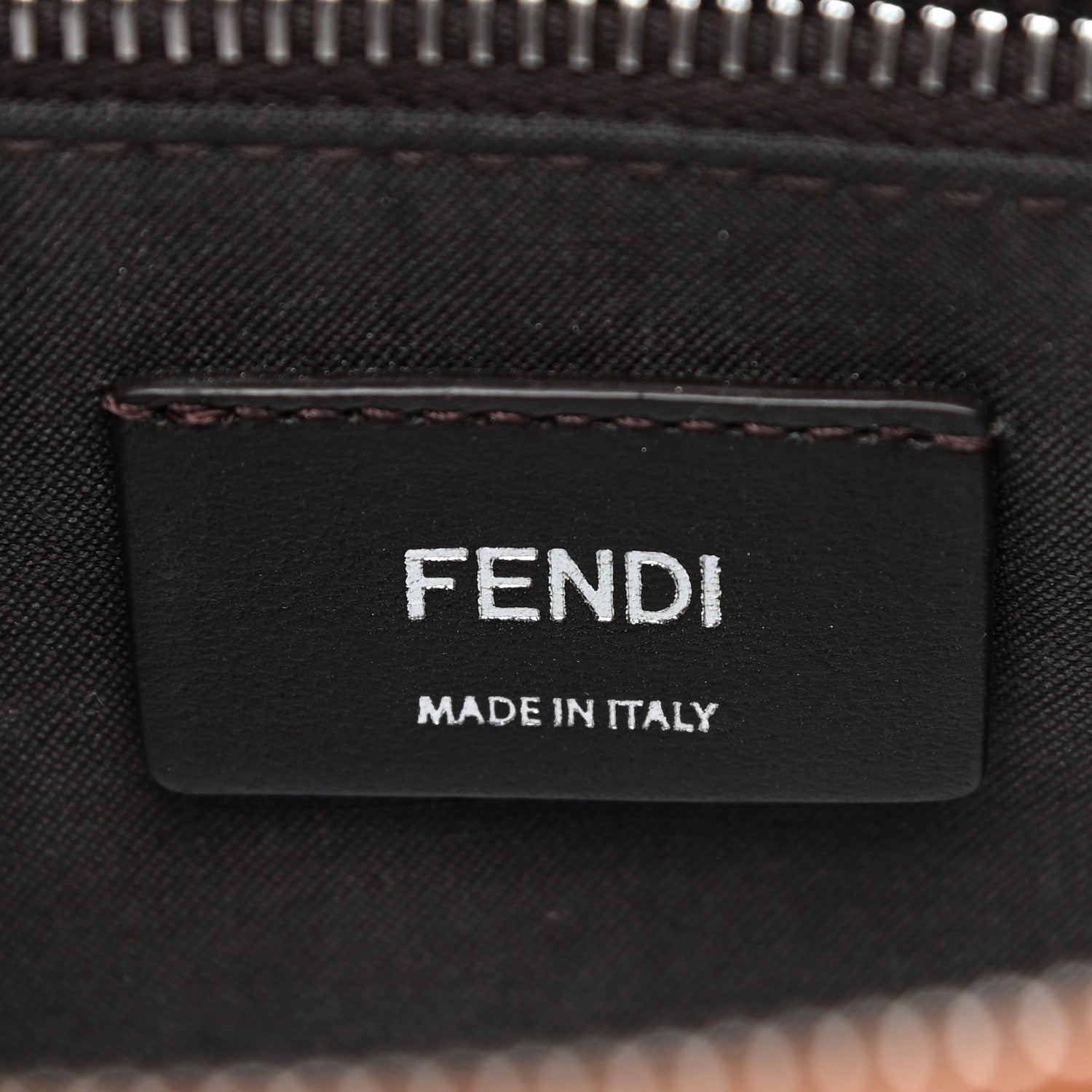 Fendi Vitello King Logo Embossed Medium By The Way Boston Bag Cuoio 6 of 9