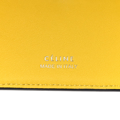 Celine Drummed Calfskin Small Multifunction Folded Wallet Souris 6 of 20