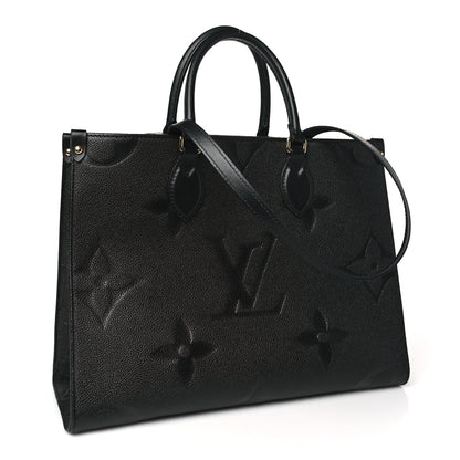 Louis Vuitton Empreinte Monogram Giant Onthego MM Black 3 of 9