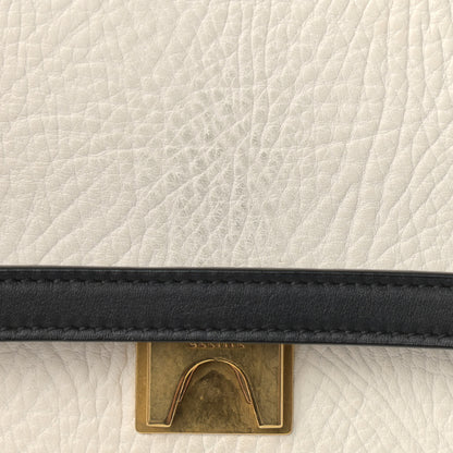 Celine Bullhide Mini Belt Bag Black White 17 of 19