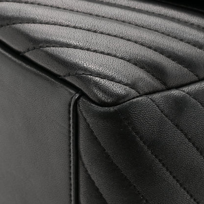 Saint Laurent Lambskin Matelasse Monogram Joe Backpack Black 14 of 14