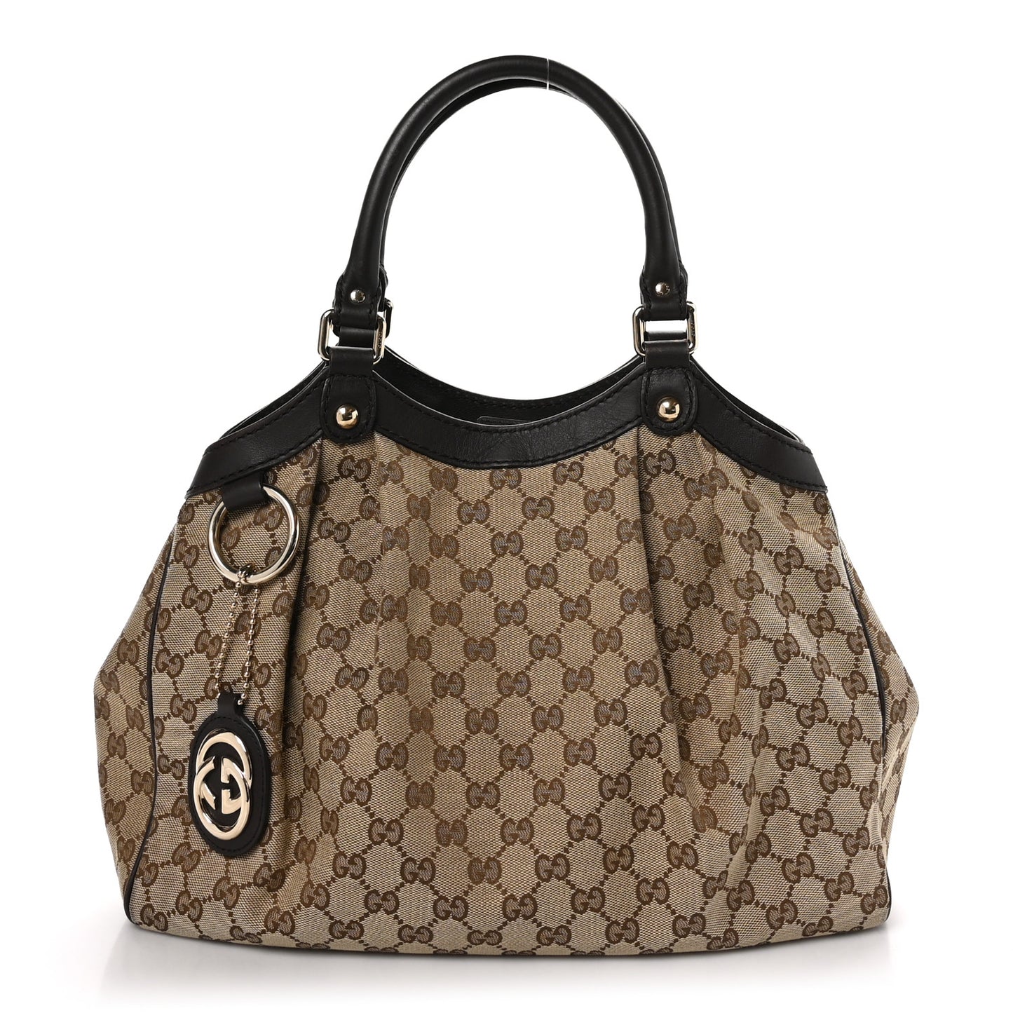 Monogram Medium Sukey Tote Dark Brown