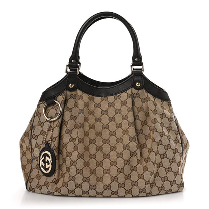 Gucci Monogram Medium Sukey Tote Dark Brown 1 of 12