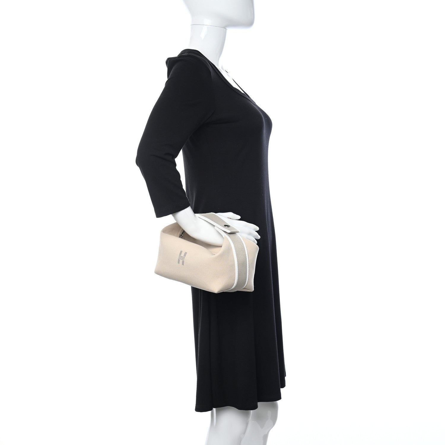 Hermes Canvas Small Bride-A-Brac Pouch Natural 2 of 10