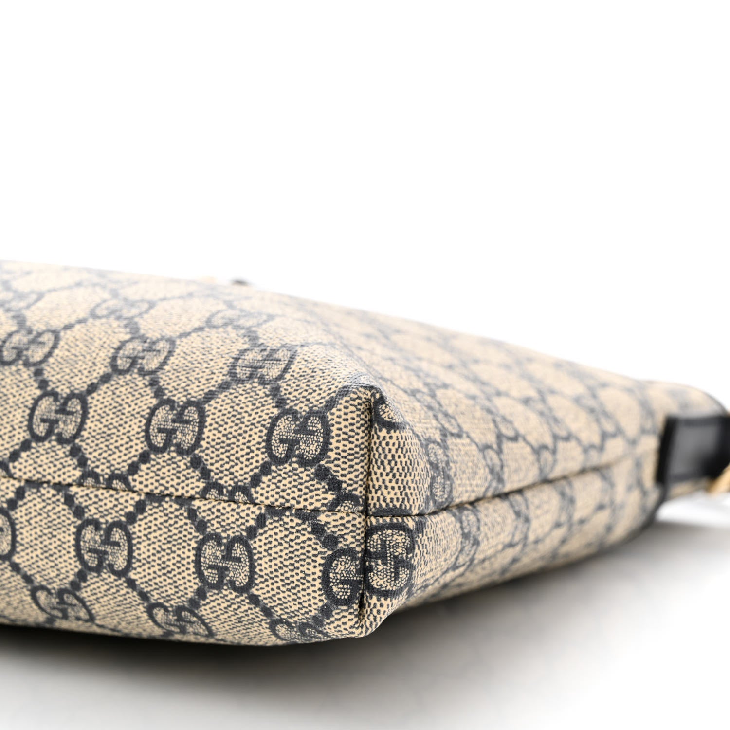 Gucci GG Plus Monogram Medium Flat Messenger Bag Navy 10 of 10