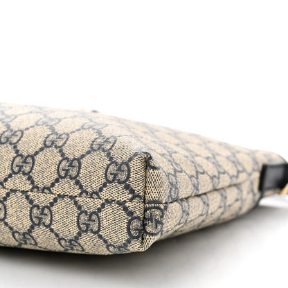 Gucci GG Plus Monogram Medium Flat Messenger Bag Navy 10 of 10