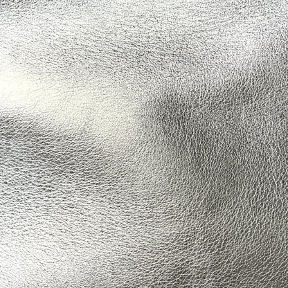 Fendi Vitello Catalan Mirror Medium Peekaboo Iconic Satchel Argento 6 of 8