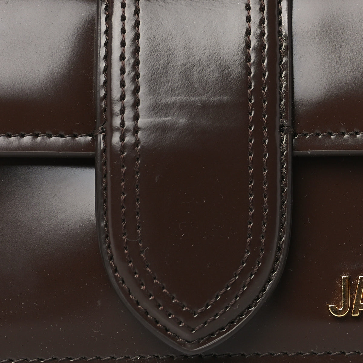 Glazed Calfskin Le Bambino Brown