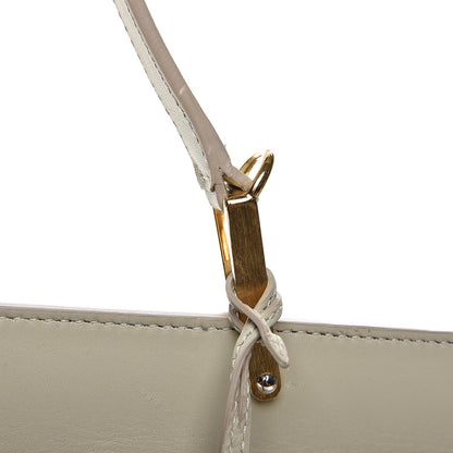 Balenciaga Smooth Calfskin Le Dix M Cartable Shoulder Bag Pearl Grey 11 of 12