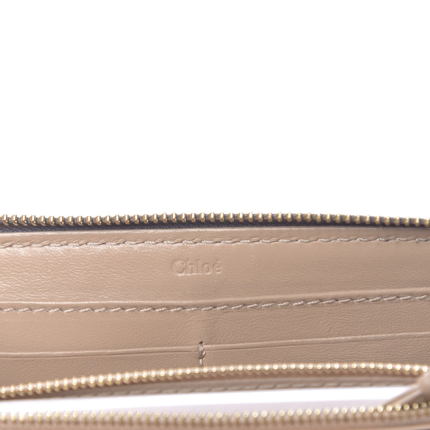 Calfskin Marcie Long Zip Around Wallet Cashmere Grey