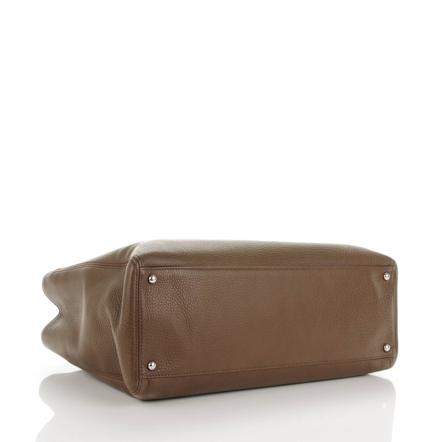 Deerskin Cerf Executive Shopper Tote Brown