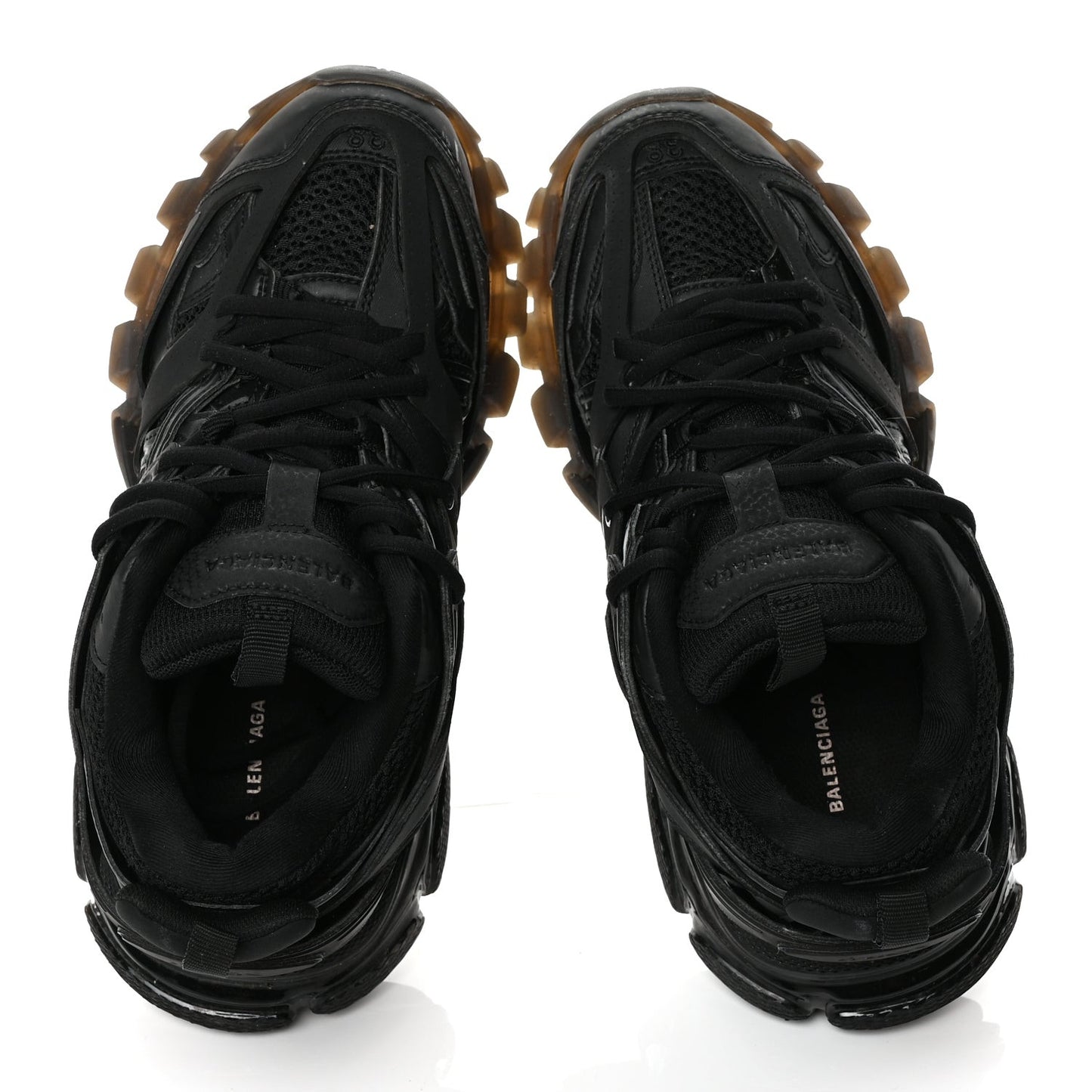 Mesh Nylon Track Sneakers 39 Black