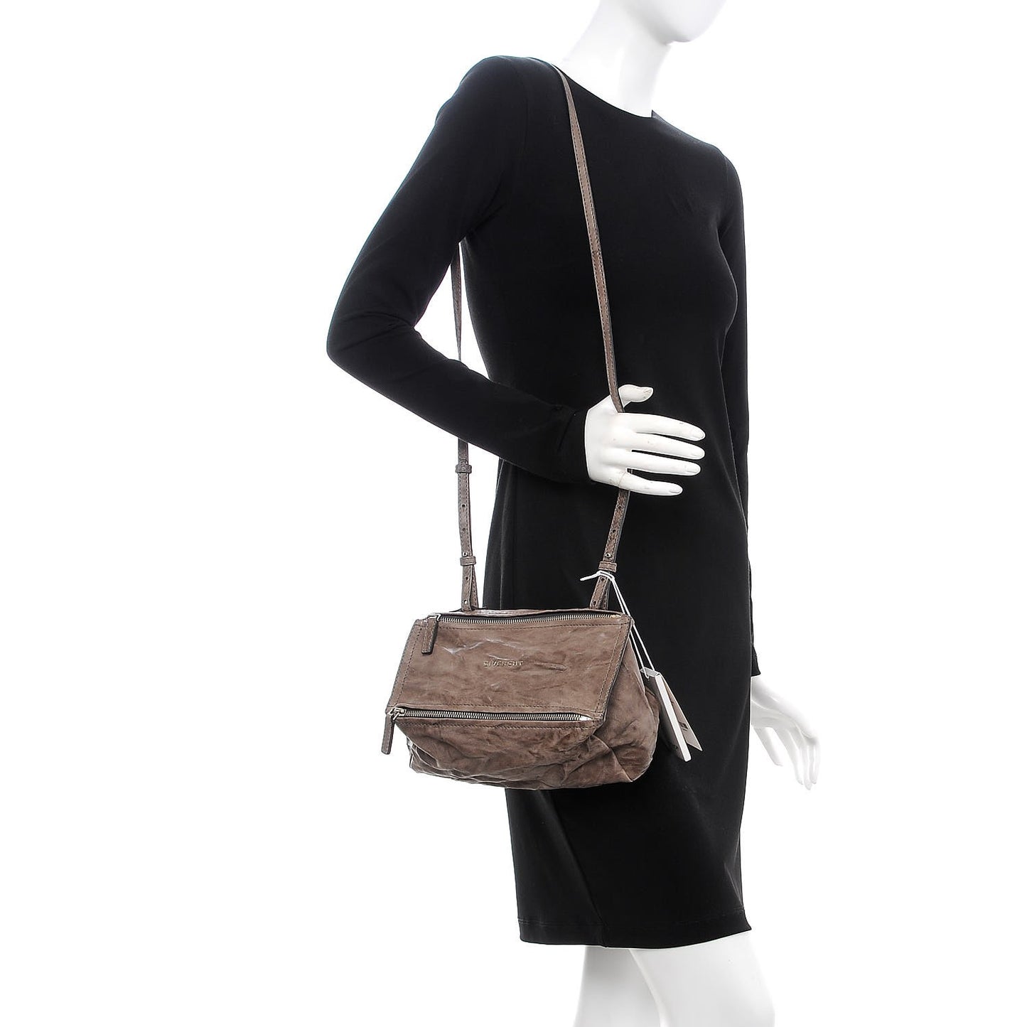 Tumbled Sheepskin Mini Pandora Charcoal