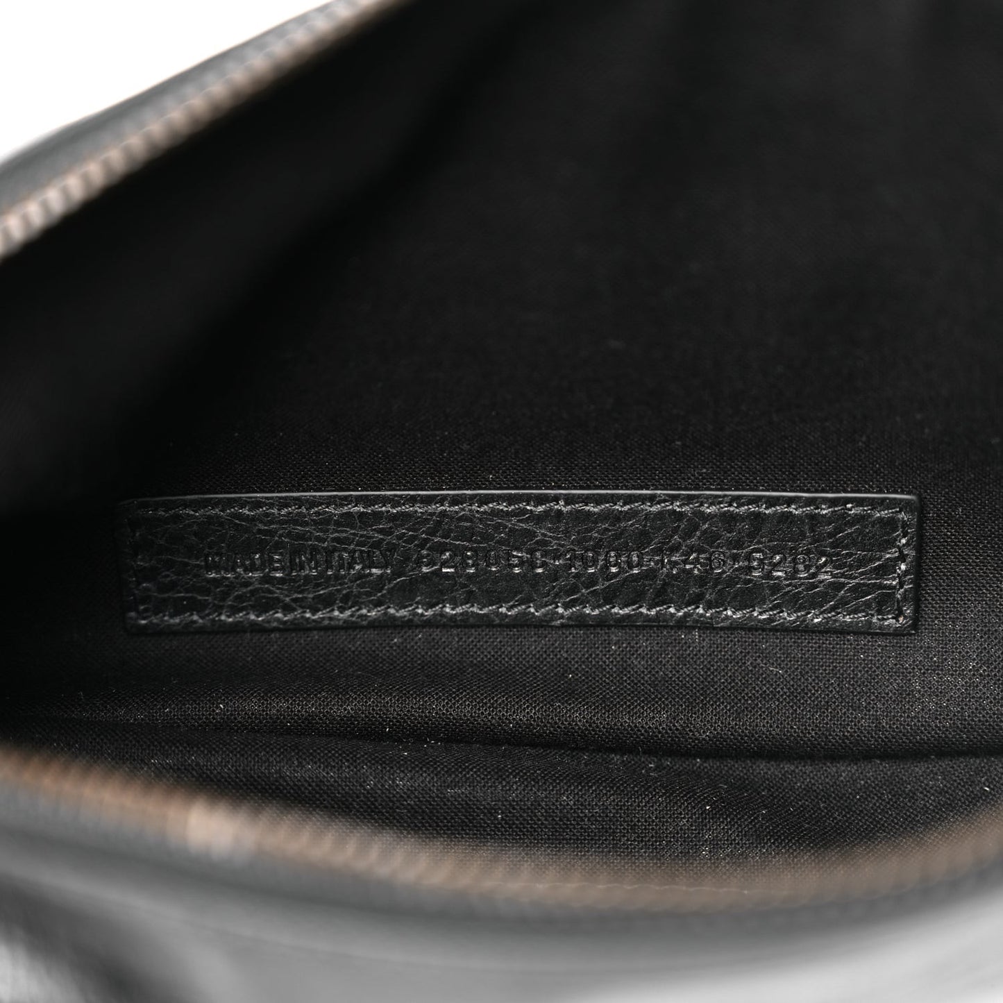 Agneau Arena Classic Hardware Le City Pouch On Strap Black
