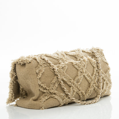 Chanel Tweed Nature Flap Dark Beige 3 of 7