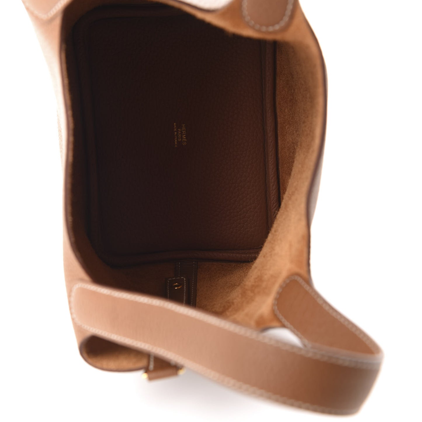 Taurillon Clemence Picotin Lock 18 PM Gold