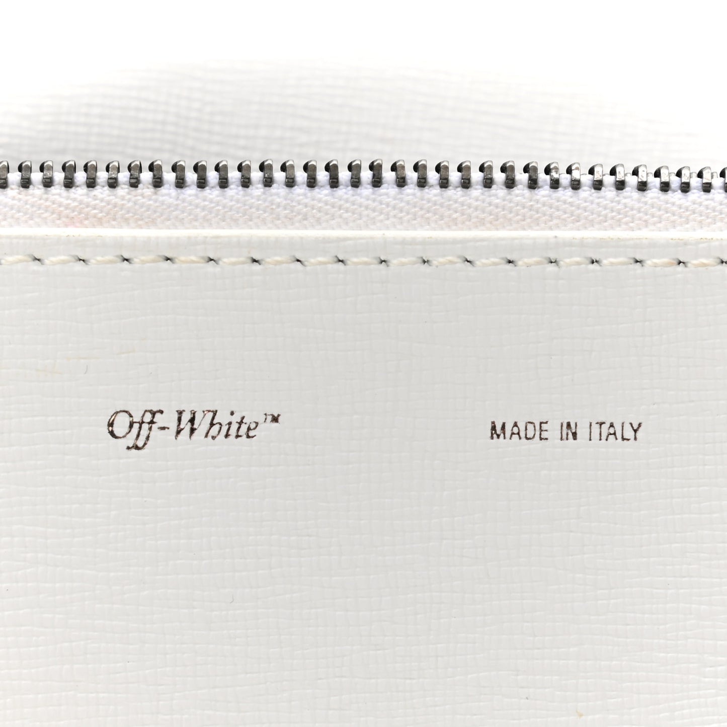 Saffiano Striped Diag Binder Flap Bag White Black