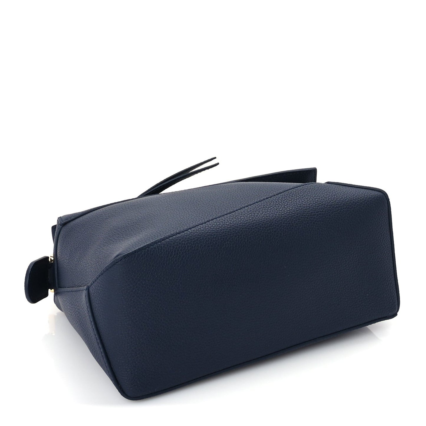 Soft Grained Calfskin Small Puzzle Edge Bag  Navy