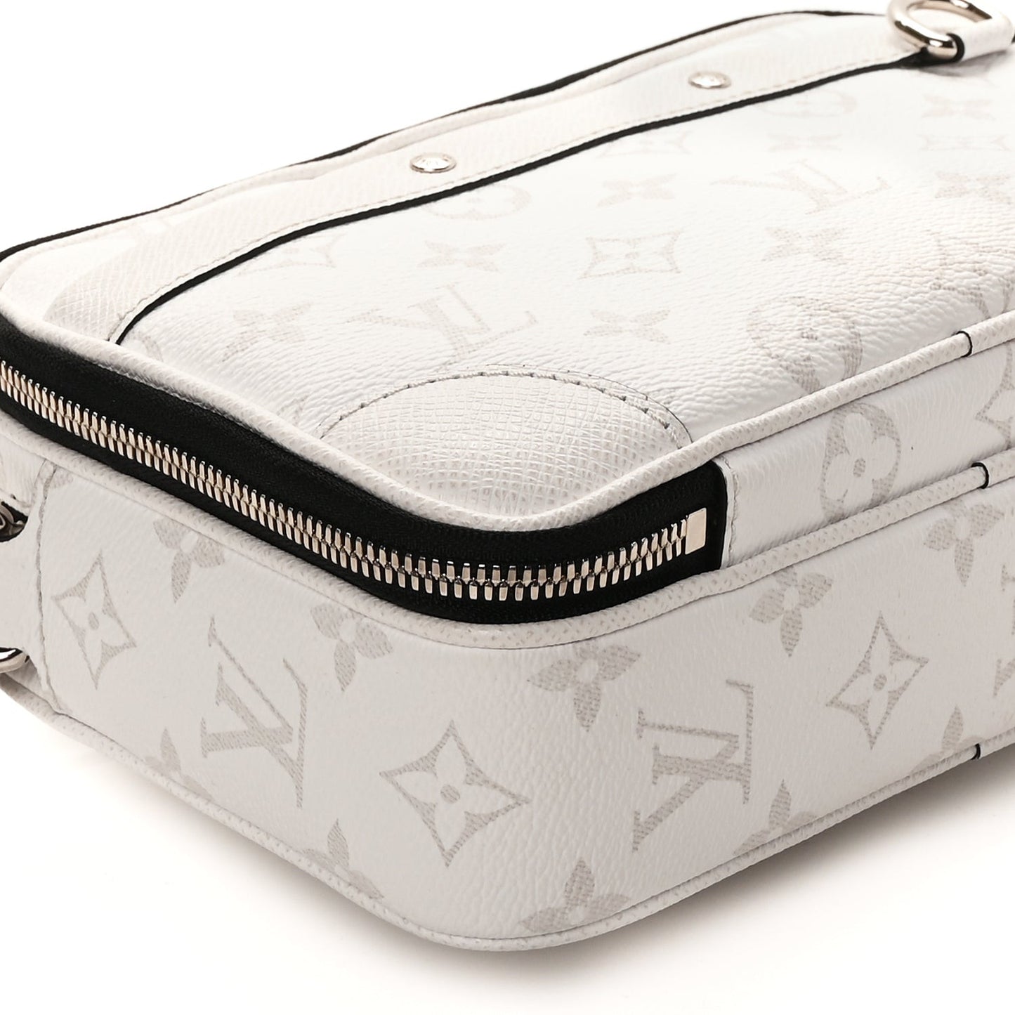 Taiga Monogram Alpha Messenger Optic White