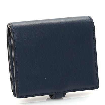 Mulberry High Gloss Leather Lana Compact Wallet Night Sky 4 of 7