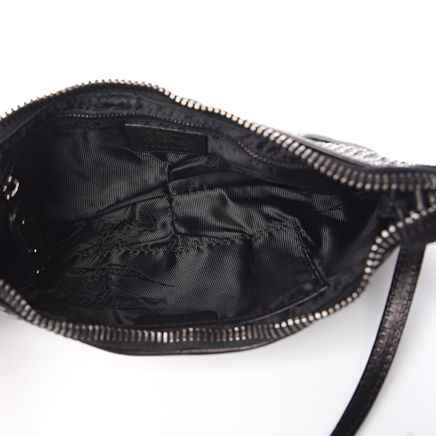 Burberry Calfskin Studded Shoulder Bag Black 5 of 11