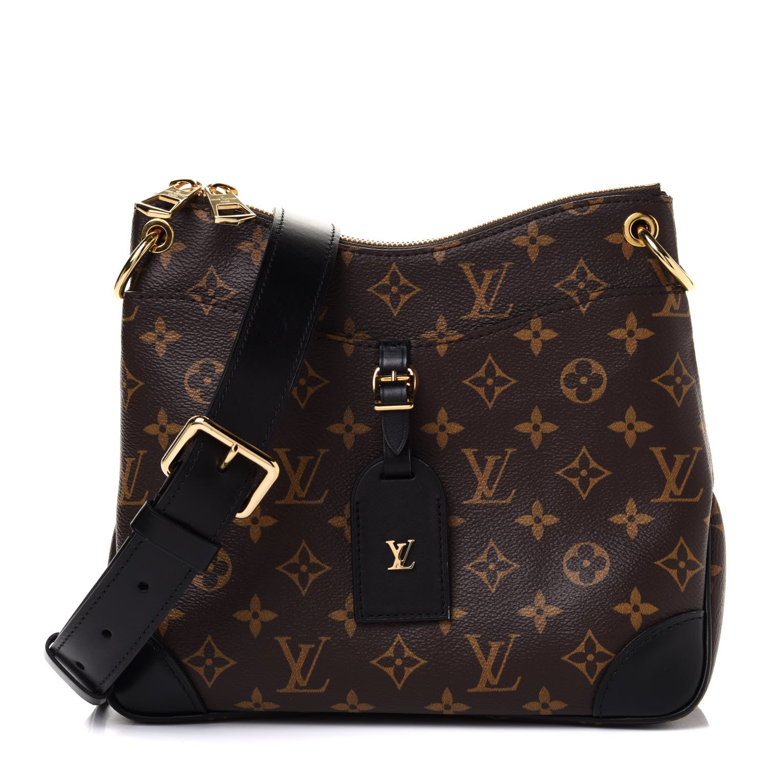 Louis Vuitton Monogram Odeon PM Black 1 of 10