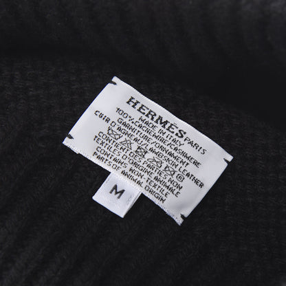 Hermes Cashmere Knit Boston Beanie Hat M Black 5 of 5