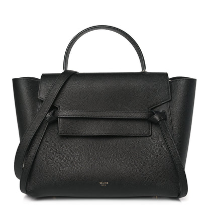Celine Grained Calfskin Micro Belt Bag Black 1 of 9