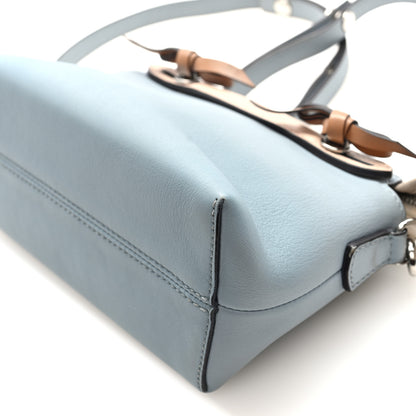 Fendi Vitello Dolce 4 Color Mini By The Way Boston Bag Blue Multicolor 10 of 10