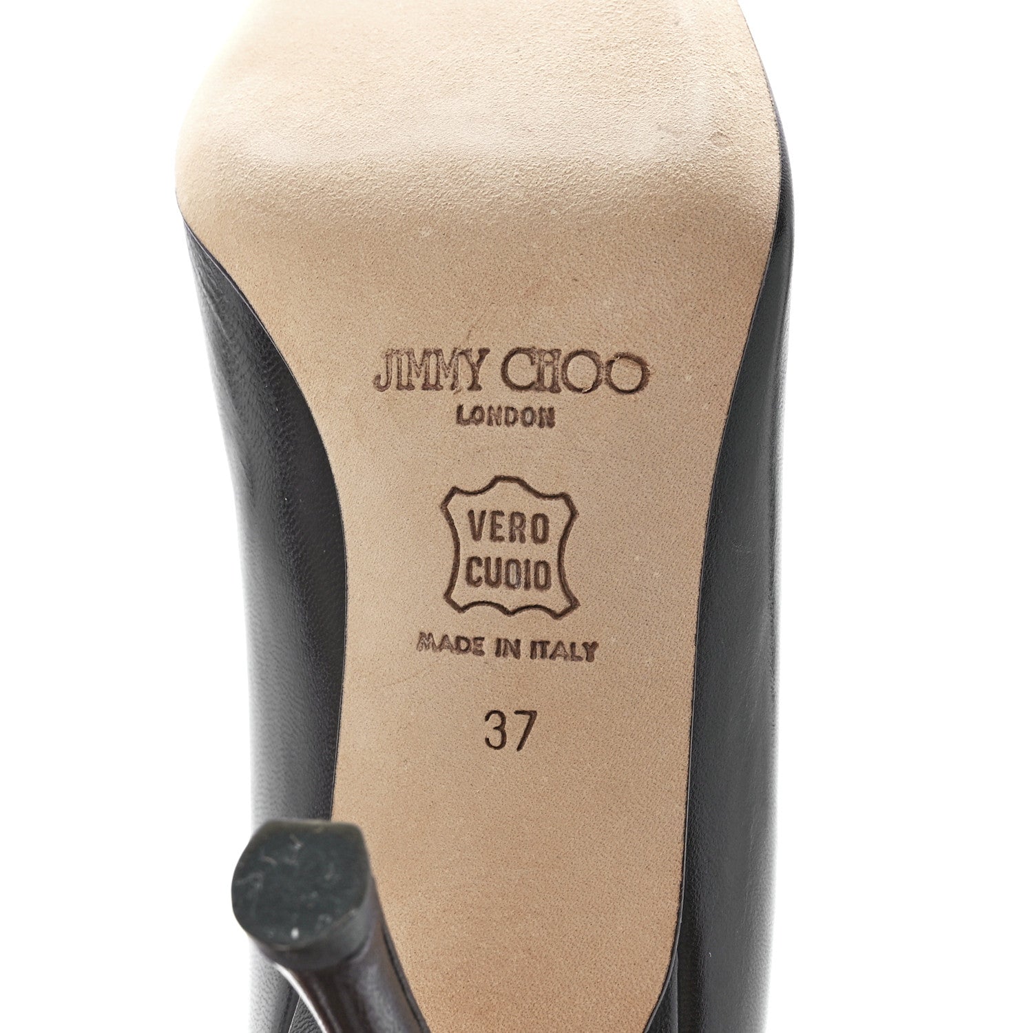 Jimmy Choo Kid Silence 85 Pumps 37 Coffee 6 of 8