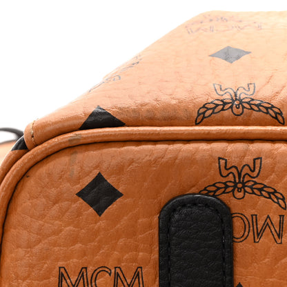 MCM Visetos Medium Project Reversible Shopper Tote Cognac 15 of 16