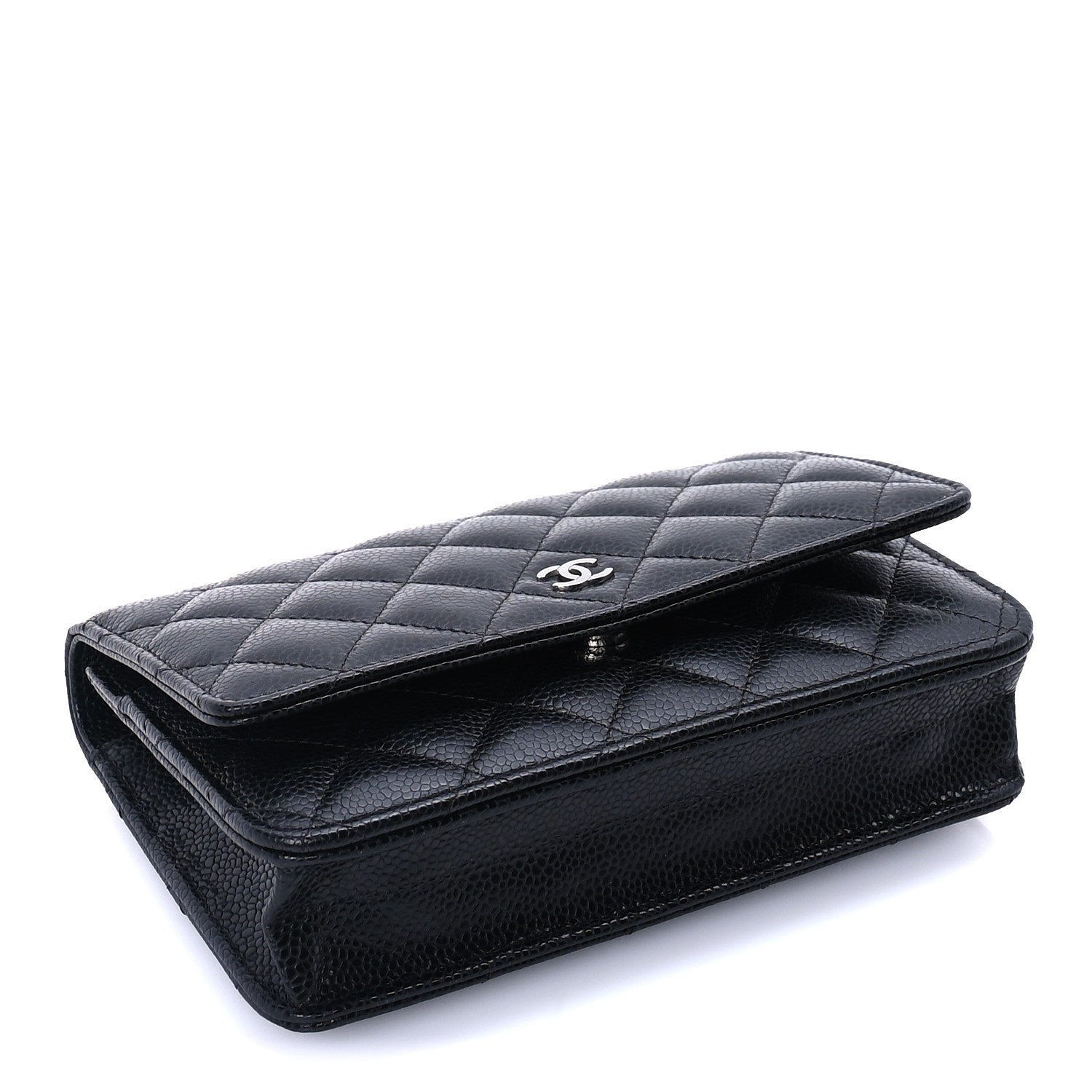 Chanel Caviar Quilted Wallet on Chain WOC  Black 3 of 9