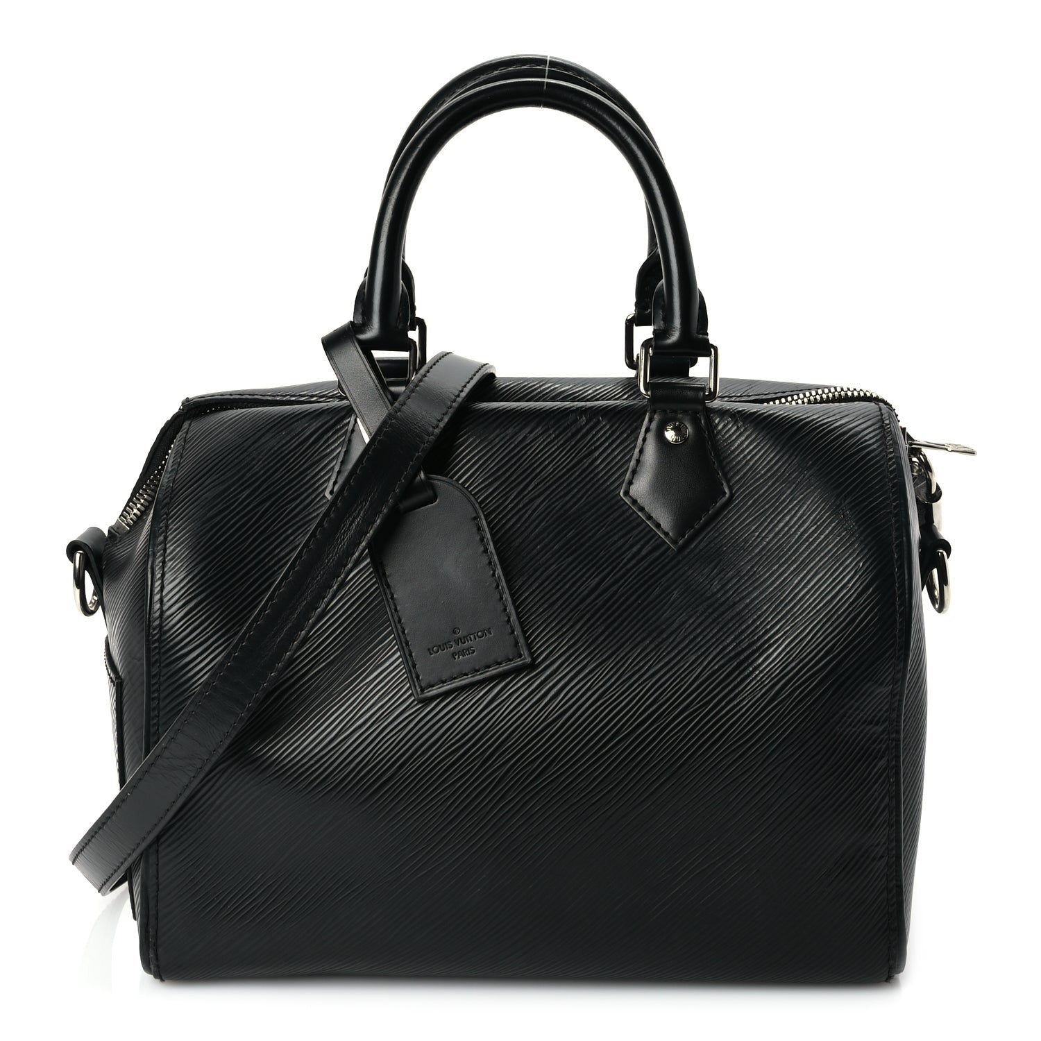 Louis Vuitton Epi Speedy Bandouliere 25 Black 1 of 8