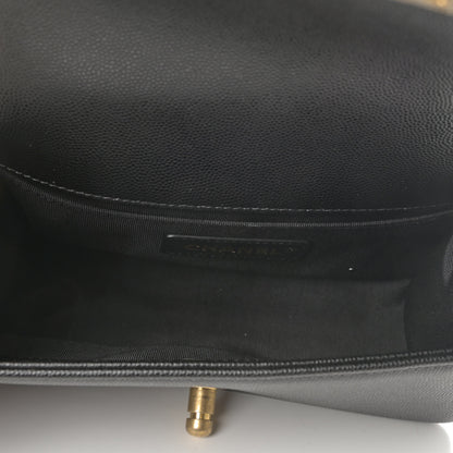 Chanel Caviar Quilted Small Boy Flap Black 5 of 11